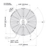 30101500 SPAL® 11" Electric Fan Puller Medium Profile 962 CFM 10 Straight blades