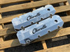 BBC Big Block Chevy Fabricated Aluminum Valve Covers Etched Chevelle script