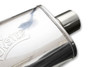 14329-FM FLOWMONSTER Stainless Muffler- 3" CENTER IN/3" OFFSET OUT