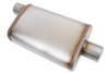 11226-FM FLOWMONSTER Stainless Muffler- 2.5" CENTER IN/2.5" OFFSET OUT