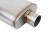 11219-FM FLOWMONSTER Stainless Muffler- 3" CENTER IN/3" CENTER OUT