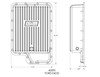 40295 B&M Hi-Tek Deep Transmission Pan -  Aluminum E4OD 4R100