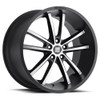 CS2-295430-MB Carroll Shelby Wheels 20x9 in 5 x 114.3 30mm Offset Black/Machined