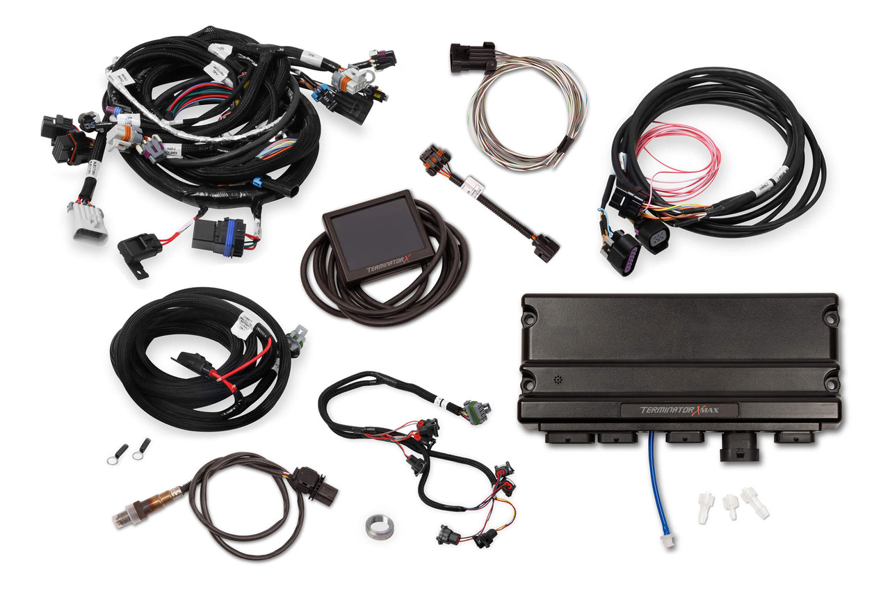 550-933 Holley EFI Terminator X Max LS2/LS3 and Late 58X/4X LS Truck  MPFI Kit with DBW Throttle Body Control