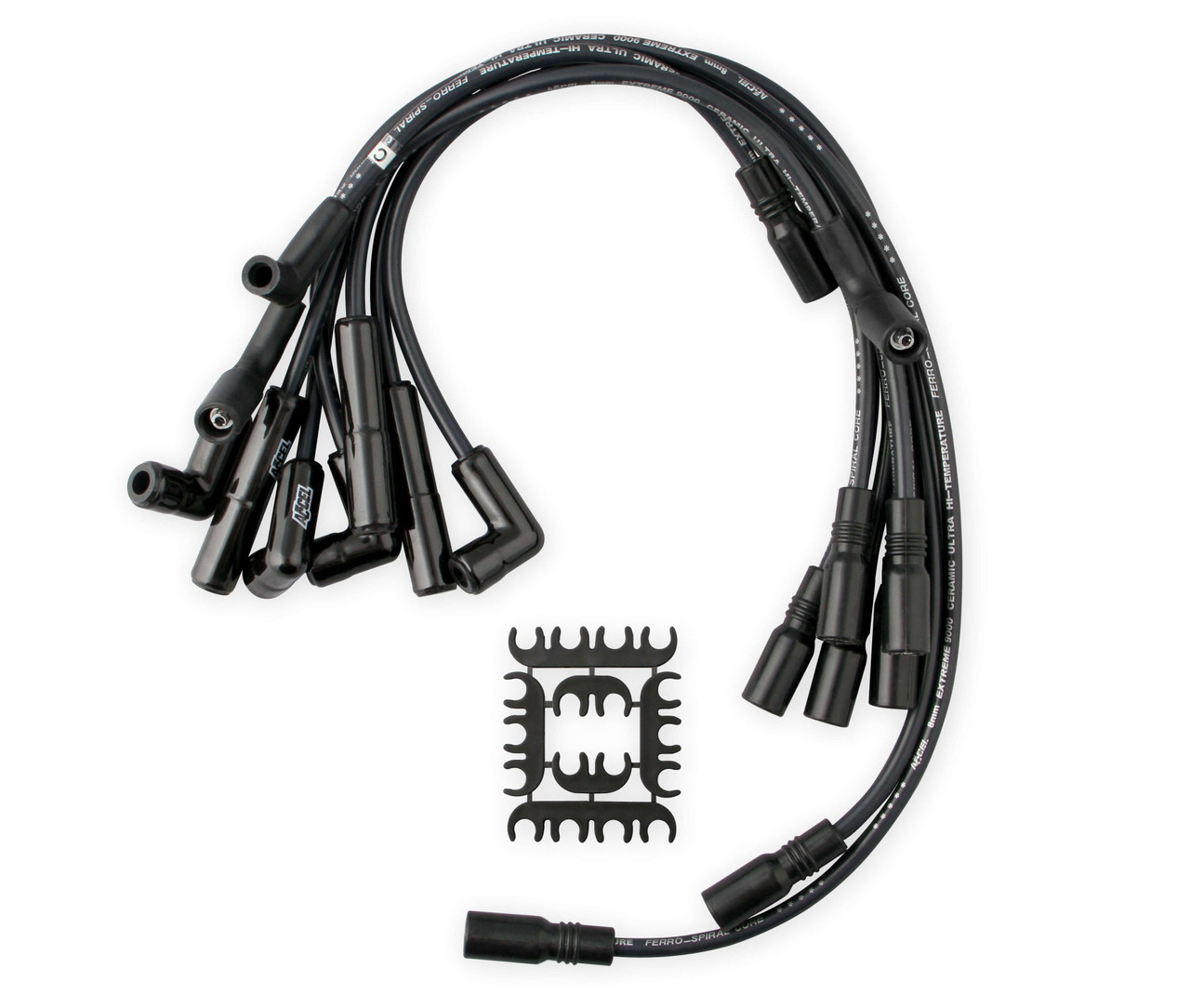 9044CK Accel Spark Plug Wire Set - Extreme 9000 Black Ceramic Boot - Chevy/GMC Truck 4.3L V6