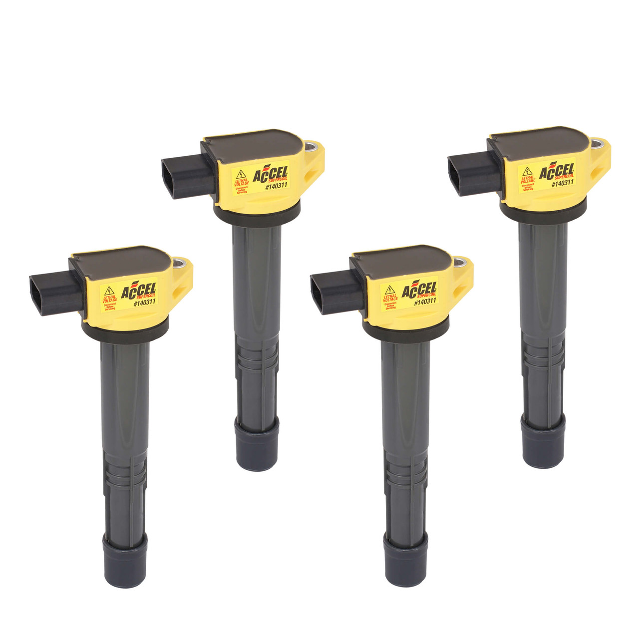 140311-4 Accel Ignition Coil - SuperCoil - Honda 2.0/2.2/2.4L - I4 - 4-Pack