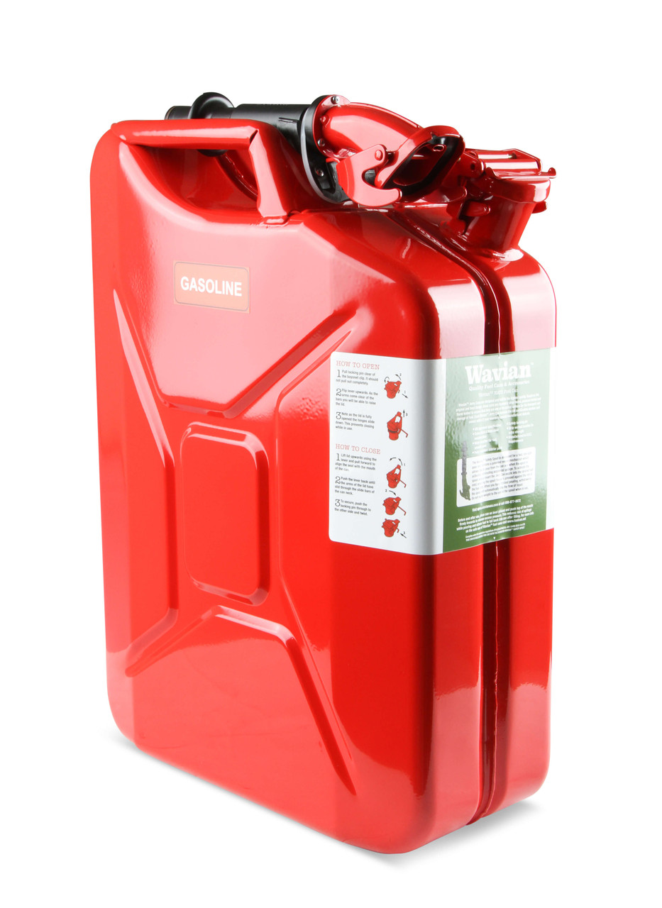 3009AOR Anvil Jerry Can  Red - 5.3 Gallon (20 Liter) – Steel w/ Safety Cap & Spout