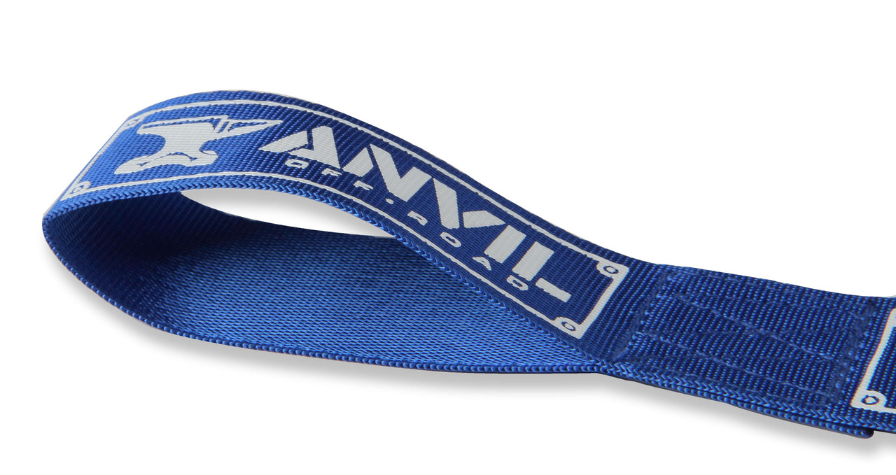 1140AOR Anvil Safety Handle for Winch Hook - Blue w/ White Anvil Logos