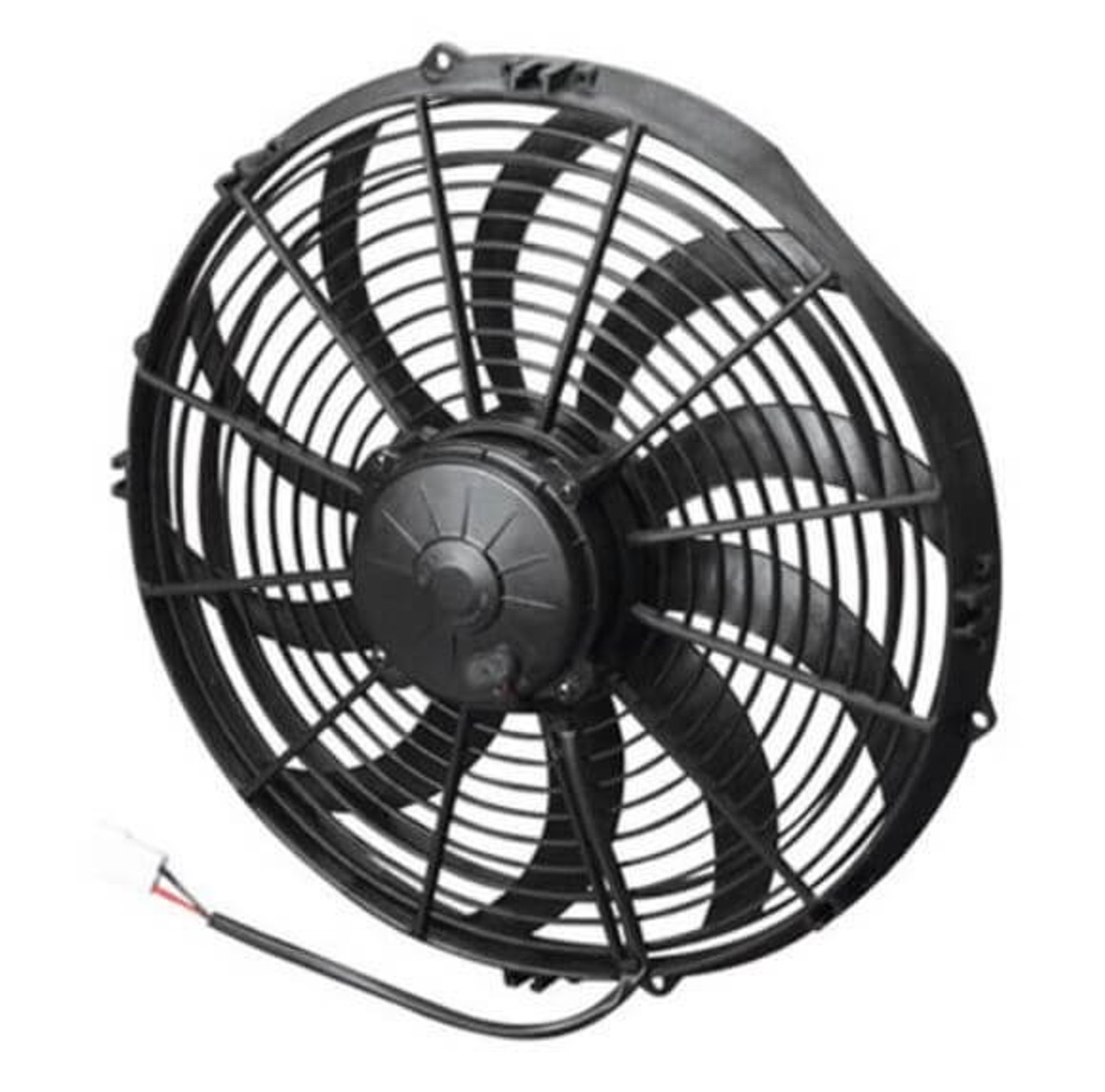 30102056 SPAL® 14" Electric Fan Pusher High Performance 1841 CFM 10 Curved blade