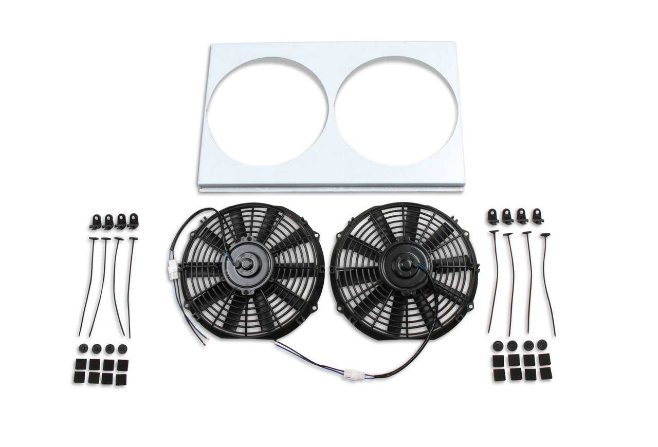 FB525E Frostbite Fan/Shroud  Economy 2x12 fans fits  for FB308 radiator