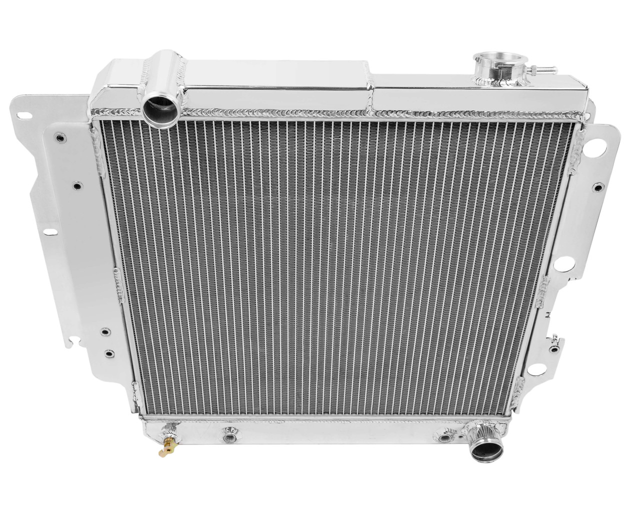 FB172 Frostbite Aluminum Radiator 1987-2006 Jeep Wrangler Chevy V-8 Swap 4-Row)