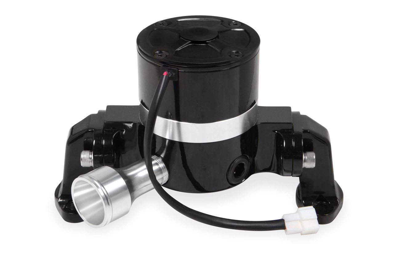 22-112 Frostbite Aluminum SBC 35gpm Electric Water Pump Black