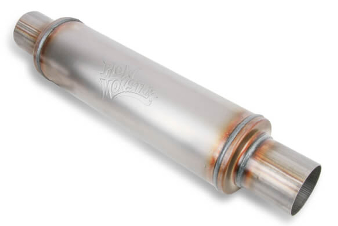 10416-FM FLOWMONSTER Stainless Muffler- 2.5" CENTER IN/2.5" CENTER OUT