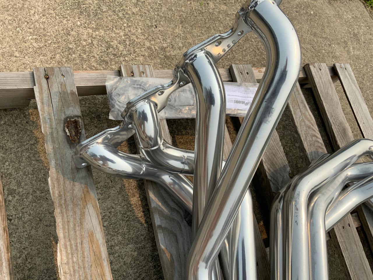 D352 - Doug's Headers 55 56 57 Chevy  BBC Fenderwell Ceramic Coated