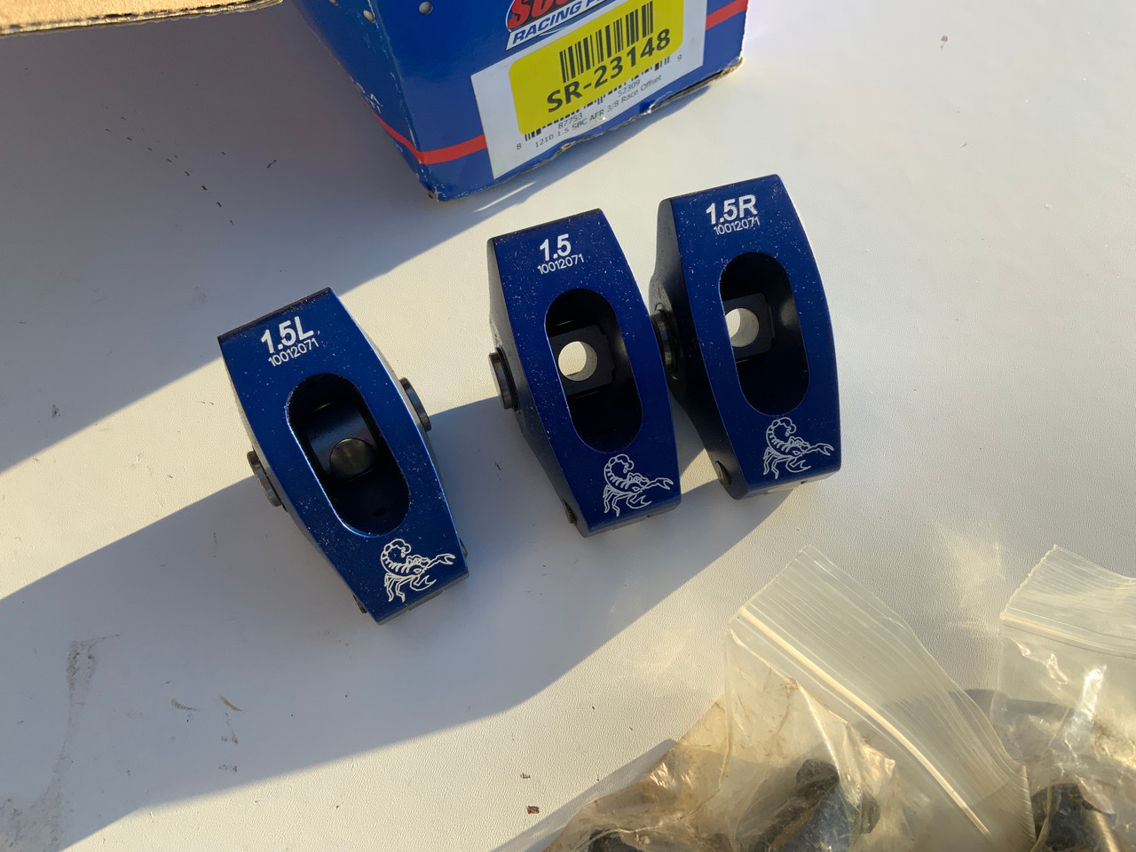 SCP1210 Scorpion Rocker Arms Full Roller 1.5 Ratio 3/8" SBC AFR