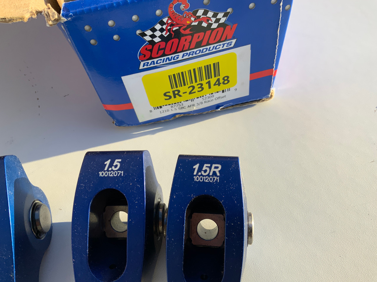 SCP1210 Scorpion Rocker Arms Full Roller 1.5 Ratio 3/8" SBC AFR
