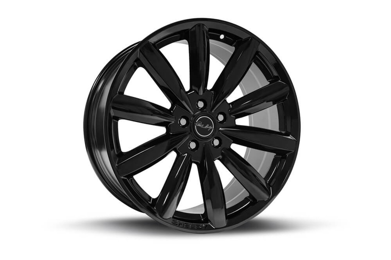 CS80-295537-B Carroll Shelby Wheels 20 x 9.5in 5 x 114.3 37mm Offset Gloss Black