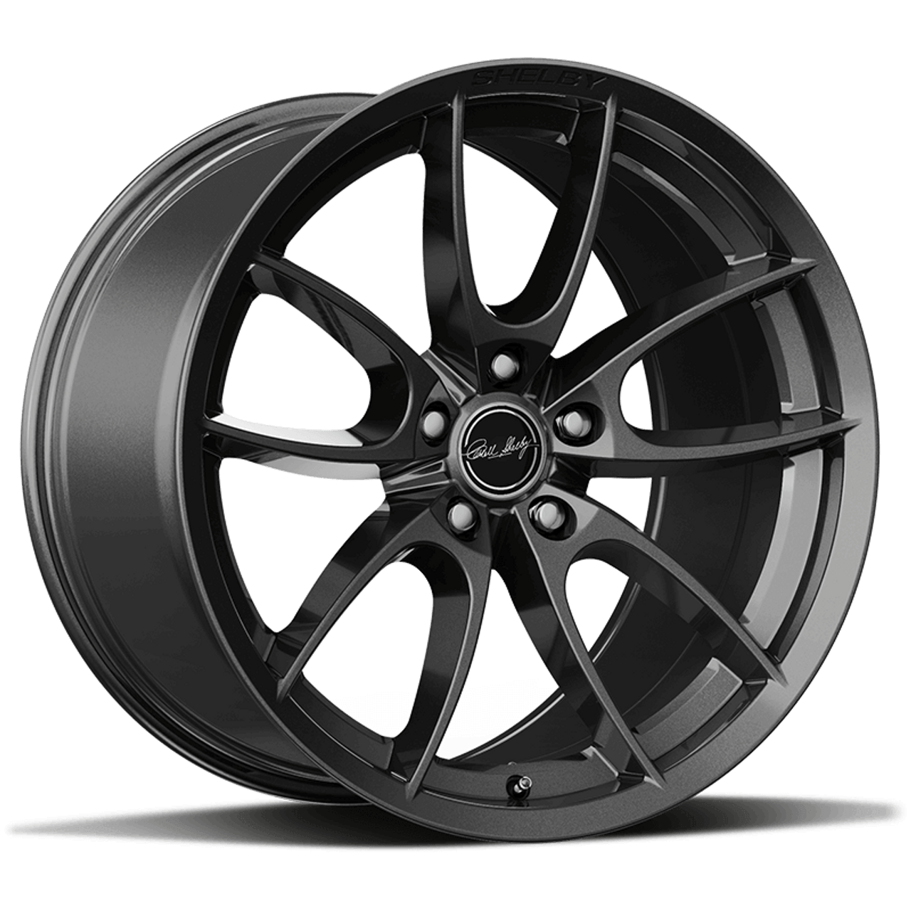 CS5-995534-G Carroll Shelby Wheels 19 x 9.5 in - 5 x 114.3 34mm Offset Gunmetal