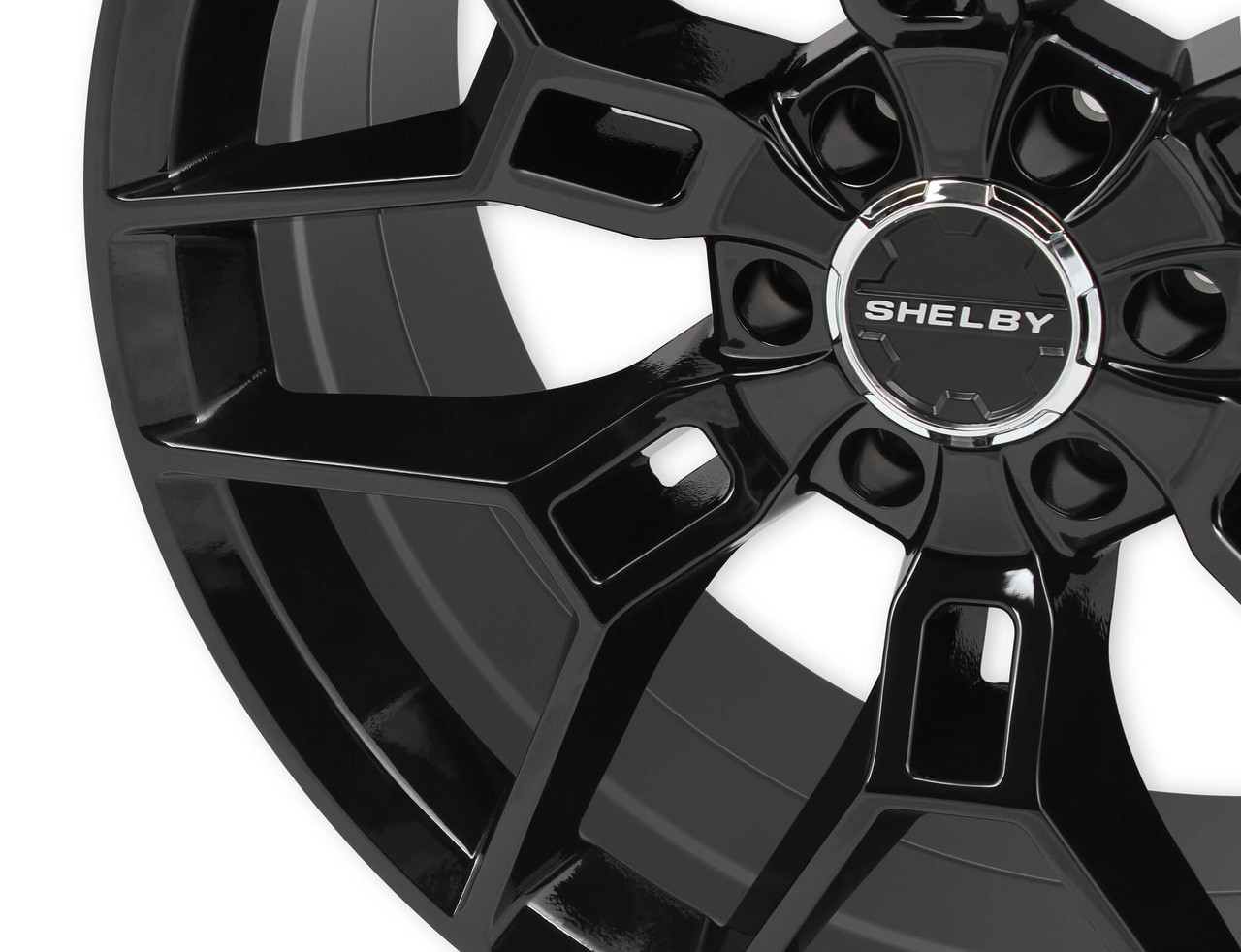 CS45-295512-B Carroll Shelby Wheels 20x9in 6x135 12mm Offset Gloss Black