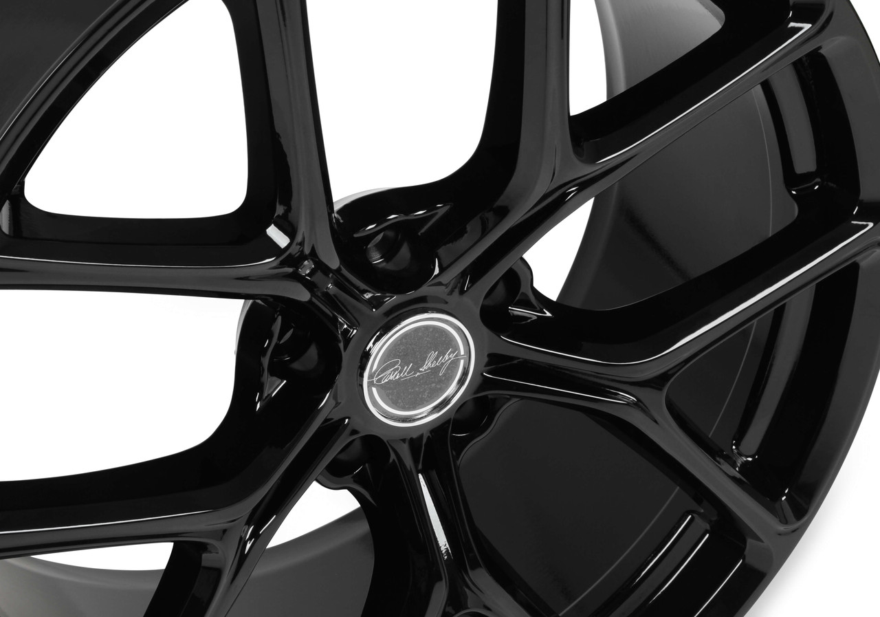 CS3-295430-B Carroll Shelby Wheels 20 x 9.5 in 5 x 114.3 40mm Offset Gloss Black