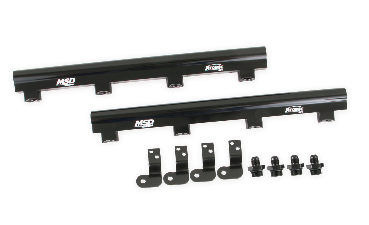 2722 MSD Atomic EFI Billet Fuel Rails for LS7 Atomic AirForce Intake