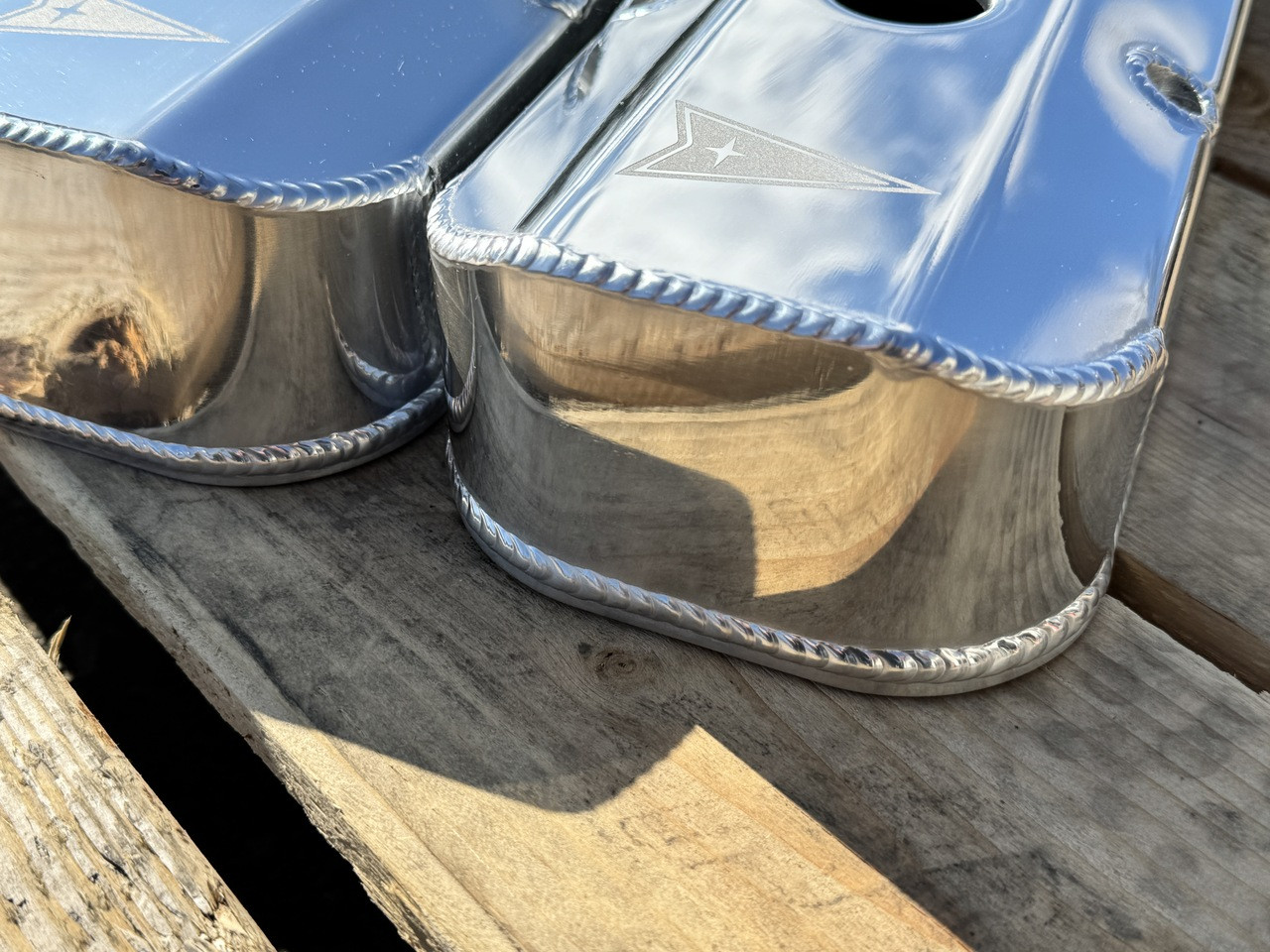 Pontiac GTO Polished Aluminum Fabricated Valve Covers