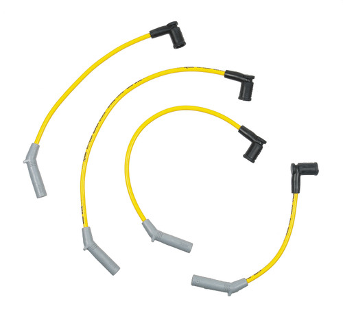 5153 Accel Spark Plug Wire Set - Super Stock Spiral 8mm - 77-80 Ford Fiesta - Yellow