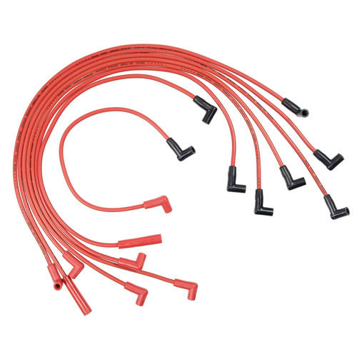 5049R Accel Spark Plug Wire Set - Super Stock Spiral 8mm - GM V8 1978-86 - Red