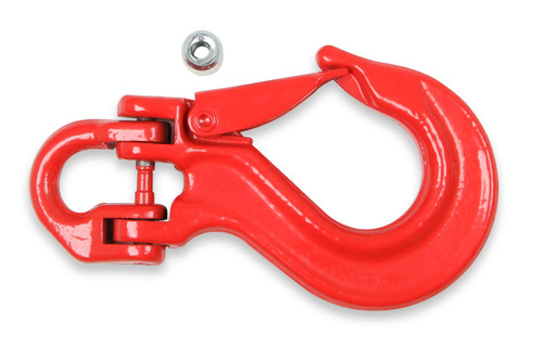 1063AOR Anvil Anvil - Replacement Hook w/ Clasp - 11,000 lbs. Red