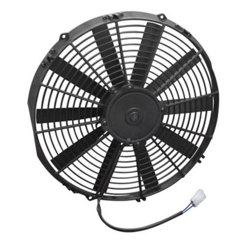 30101510 14" Electric Fan Pusher Low Profile 1280CFM 10-blade straight blade