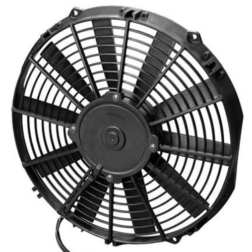30100384 SPAL® 12" Electric Fan Pusher Low Profile 861 CFM 10 Straight blades