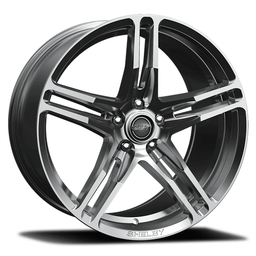 CS14-295430-CP Carroll Shelby Wheels 20 x 9.5 in 5 x 114.3 40mm Offset Chrome