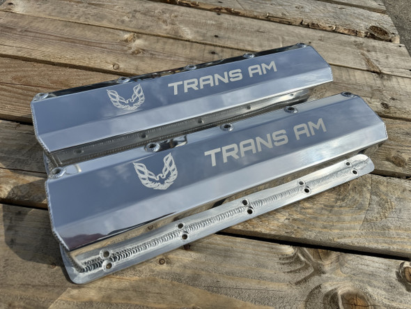 Polished Aluminum Oldsmobile Trans Am Valve Covers