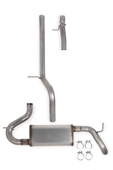 70505402-RHKR Hooker BlackHeart Cat-Back Exhaust System 2007-18 Jeep Wrangler JK