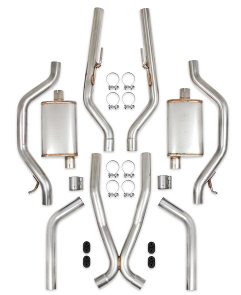 70501417-RHKR Hooker BlackHeart LS SWAP 3" Header Back Exhaust 73-74 GM C-10 2WD