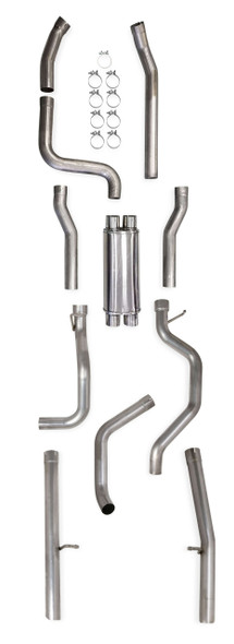 705014155RHKR Hooker BlackHeart LS Swap Exhaust Dual Exit 1982-93 GM S10/Sonoma