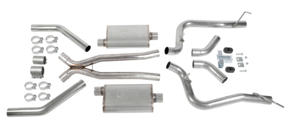 70501319-RHKR Hooker BlackHeart LS/LT Swap 3" Header-Back Exhaust 1967-69 Camaro
