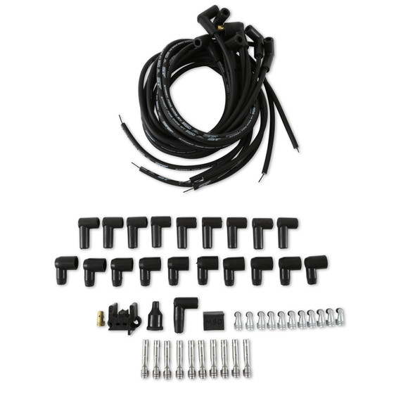 5553 MSD Street-Fire Wire Set 8 Cyl 90°, Sock/ HEI, Univ