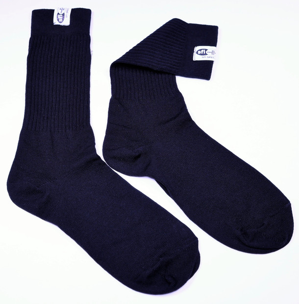 411991RQP Racequip  SFI 3.3 FR SOCKS XSM 1-4 BLK