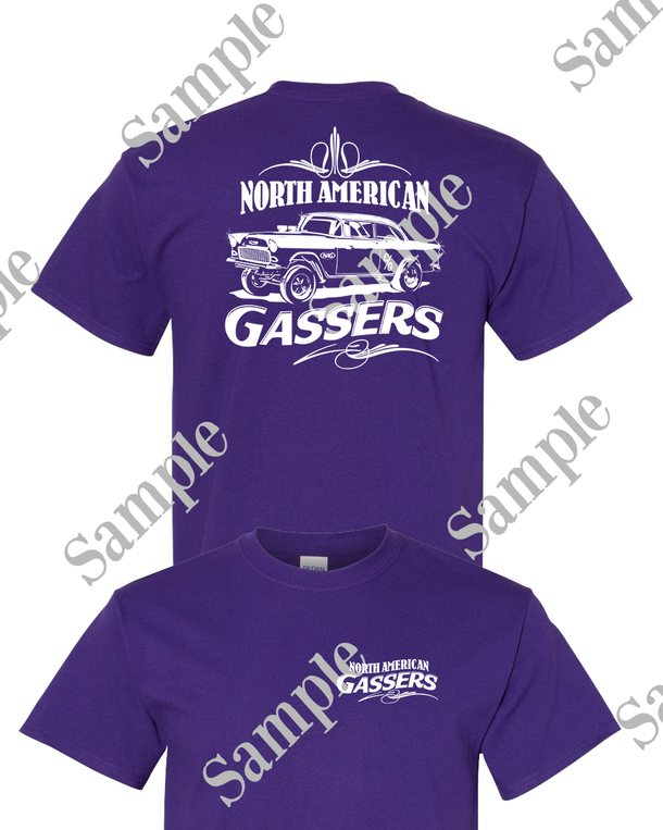 T-Shirt -North American Gasser - 55 Chevy original design