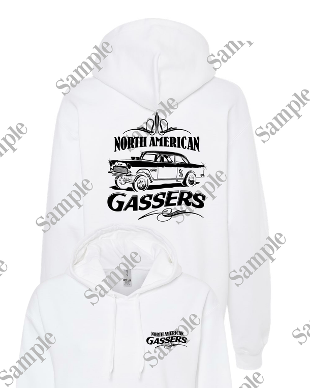 Hoodie -North American Gasser - 55 Chevy original design