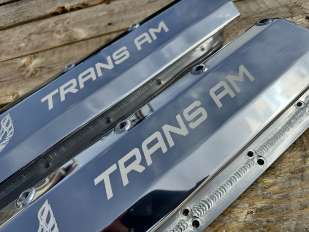 Polished Aluminum Oldsmobile Trans Am Valve Covers