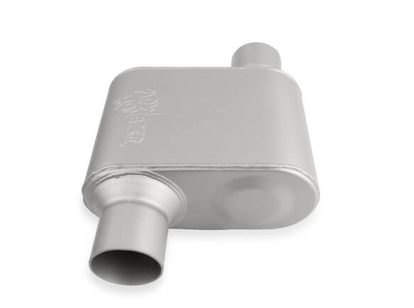 42513-FM FLOWMONSTER 2.5" OFFSET INLET / 2.5" OFFSET OUTLET 1 Chamber Muffler