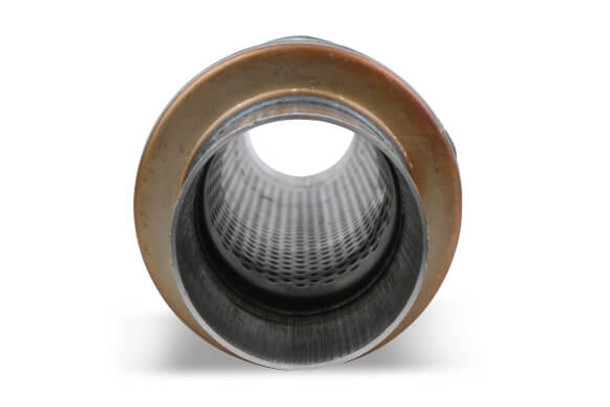 10416-FM FLOWMONSTER Stainless Muffler- 2.5" CENTER IN/2.5" CENTER OUT