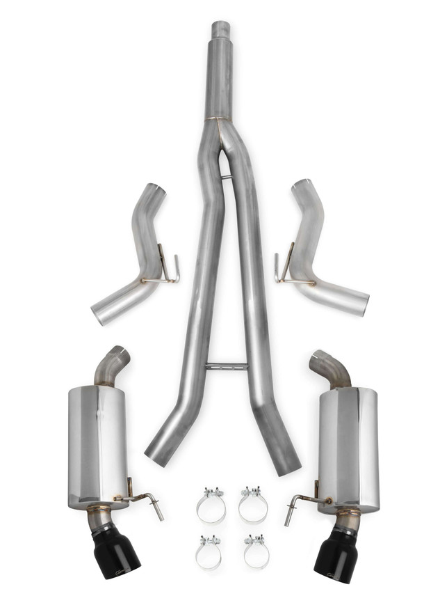 70503313-RHKR Hooker BlackHeart Cat-Back Exhaust 15-21 Mustang Ecoboost 2.3L L4