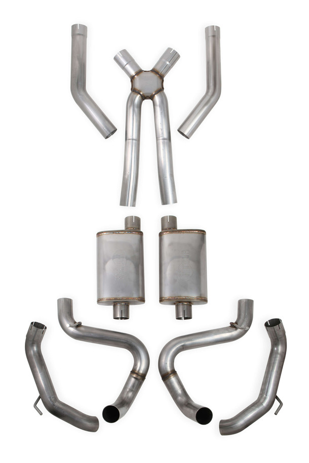 70501386-RHKR Hooker BlackHeart LS Swap 3" Header-Back Exhaust 1970-74 GM Camaro