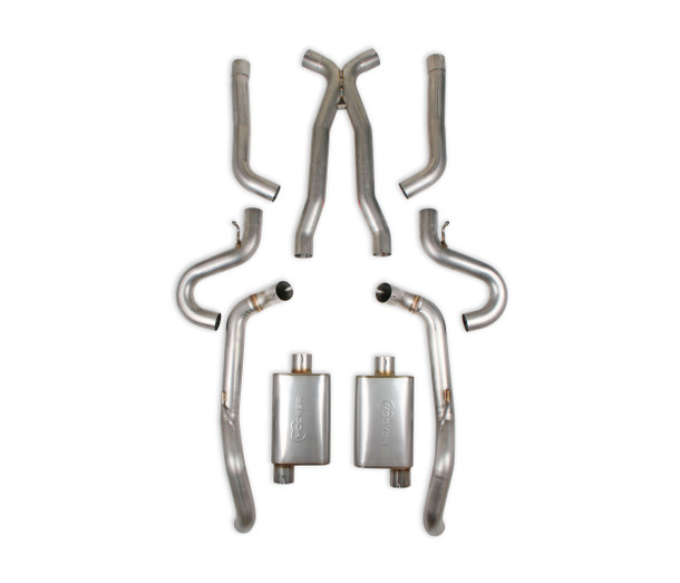 70501354-RHKR Hooker BlackHeart 3" Exhaust System 1968-1972 GM A-Body 2-Door*