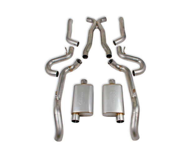 70501354-RHKR Hooker BlackHeart 3" Exhaust System 1968-1972 GM A-Body 2-Door*