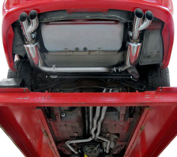 705013128RHKR Hooker BlackHeart Race Only Dual Exhaust 1998-02 Camaro 5.7L V8 LS