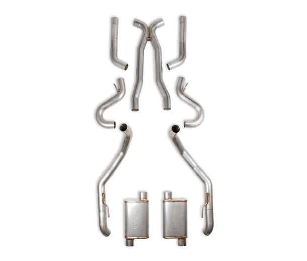 705013111RHKR Hooker BlackHeart LS Swap 3" Exhaust System 1964-1967 GM A-Body